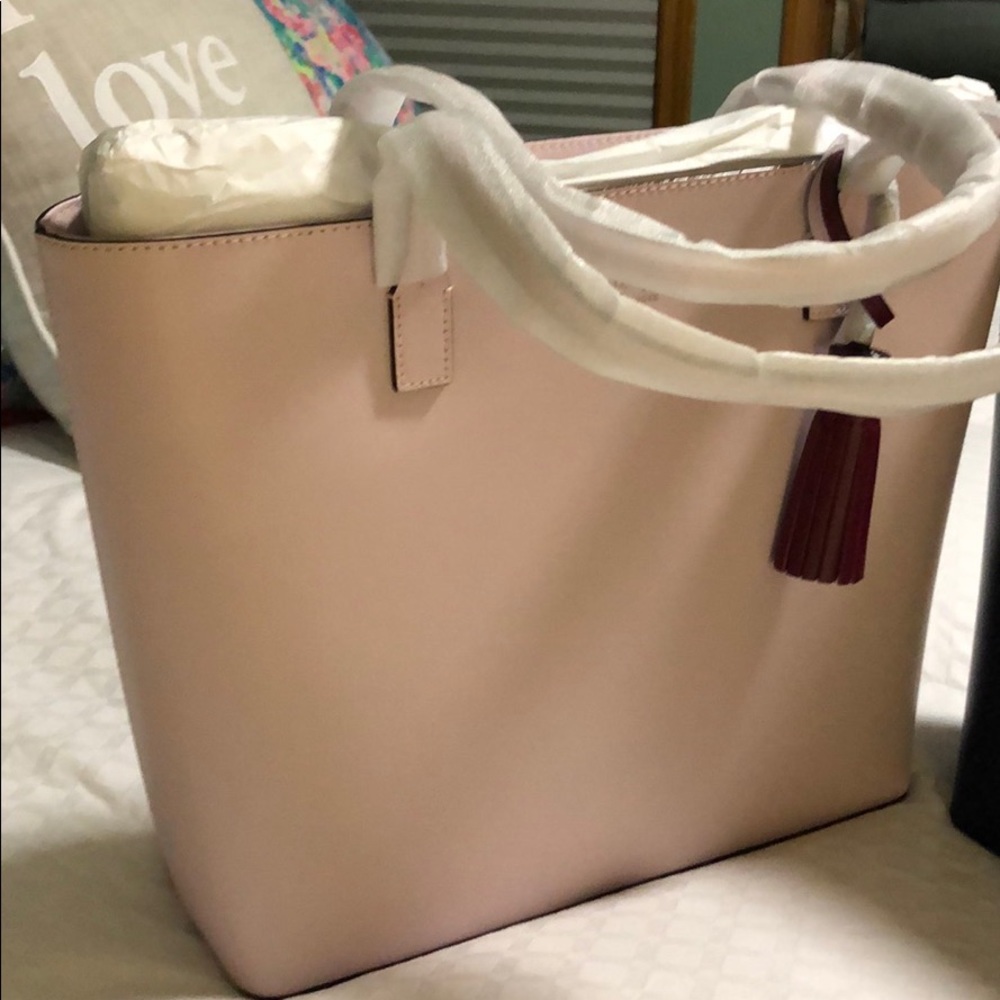 Kate Spade leather blush tote